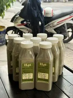 Hình ảnh Sữa hạnh nhân mè đen bí đỏ ( chai 330ml )