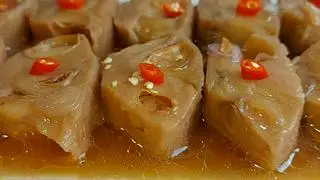 Hình ảnh Mít non kho nước dừa chay