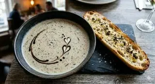 Hình ảnh Súp Latte Nấm & Khoai Tây