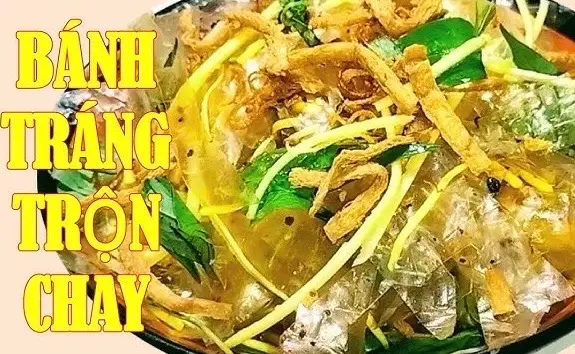 Hình ảnh Bánh Tráng Trộn Chay