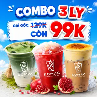 Hình ảnh Combo 3 Ly Signature KOMAC - 99k