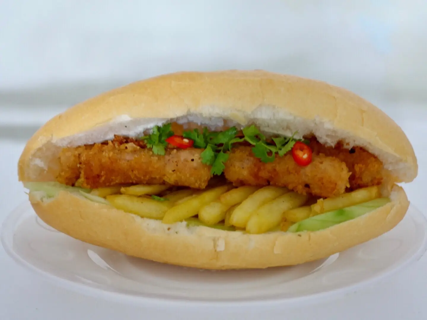 Hình ảnh Bánh mì nem khoai
