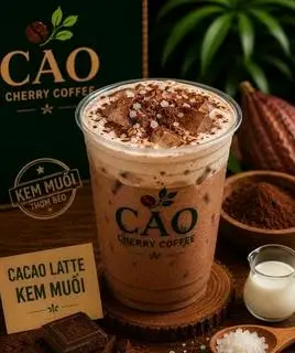 Hình ảnh Cacao latte kem muối
