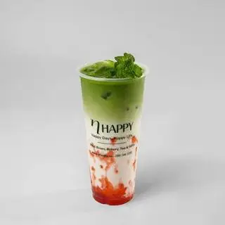 Hình ảnh Matcha latte dâu 