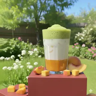 Hình ảnh Matcha Latte Peach