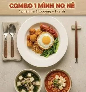 Hình ảnh MÌ TRỘN MỘT MÌNH NO NÊ