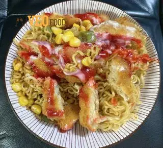 Hình ảnh Mì trộn Indomie Gà Viên