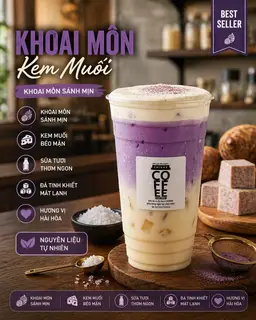 Hình ảnh Khoai môn kem muối - L
