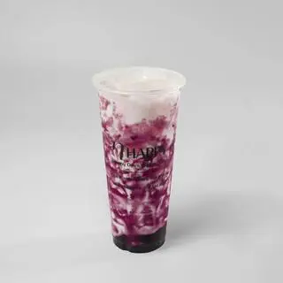 Hình ảnh Latte việt quất