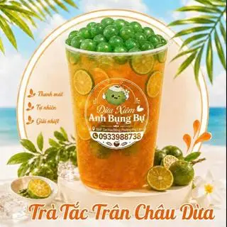 Hình ảnh Trà Tắc Trân Châu Dừa 