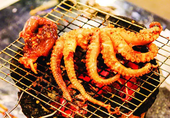 Hình ảnh Bạch tuột nướng sa tế