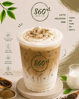 Hình ảnh Houjicha kem
