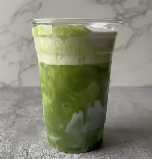 Hình ảnh Matcha latte muối