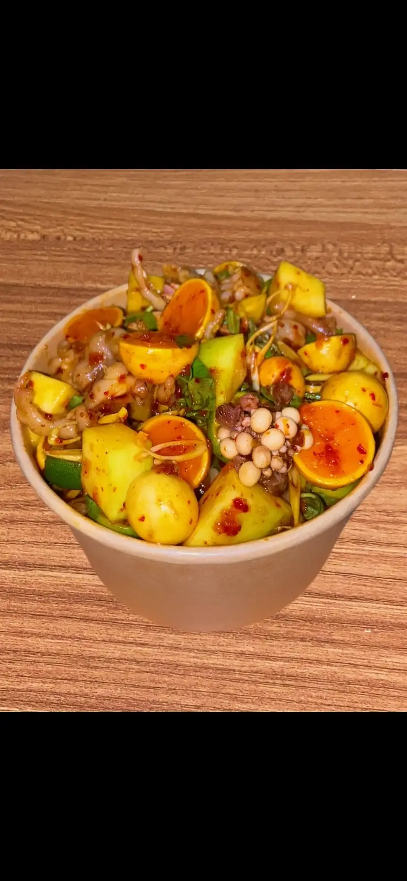 Hình ảnh Chân Gà Sốt Thái Mix Trứng Non - Nhỏ