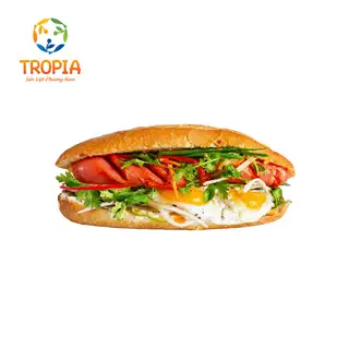 Hình ảnh Bánh mì trứng - xúc xích