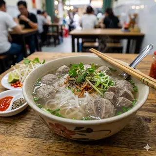 Hình ảnh 牛丸米粉	/	Beef Ball Rice Vermicelli	/	Hủ Tiếu Bò Viên