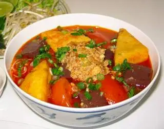 Hình ảnh Bún riêu cua tô đầy đủ