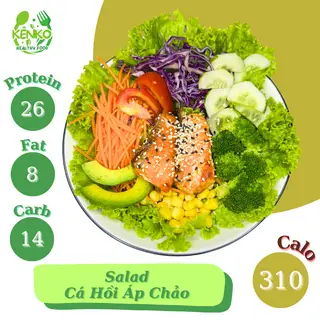 Hình ảnh Salad Cá Hồi Áp Chảo