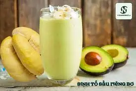 Hình ảnh Sinh tố bơ - sầu riêng