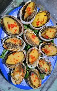 Hình ảnh bào ngư nướng muối ớt 
