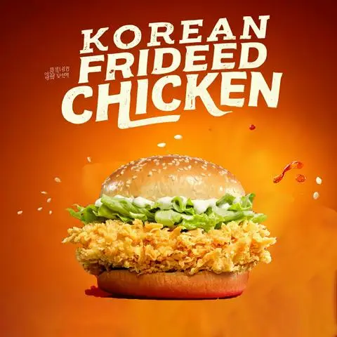 Hình ảnh Hamburger Gà Cay
