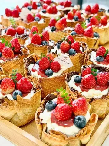 Hình ảnh  Bánh Ốc Quế Kem Pudding Hot Trend