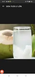 Hình ảnh dừa tươi ly lớn 