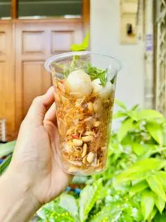 Hình ảnh bánh tráng dẻo trộn SỐT ME