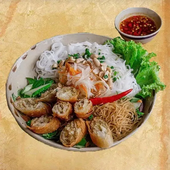 Hình ảnh Bún chả giò chay