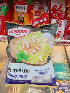 Hình ảnh Viên thả lẩu răng mực