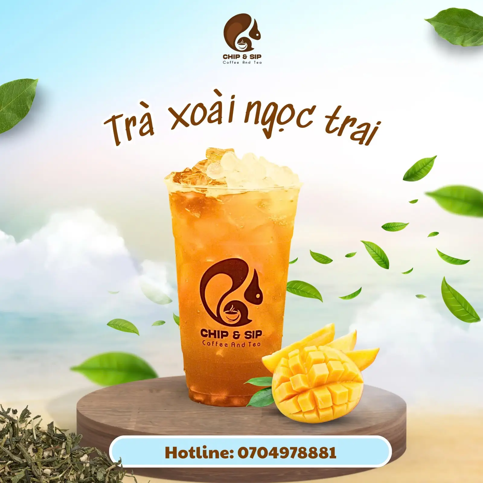 Hình ảnh Trà xoài ngọc trai