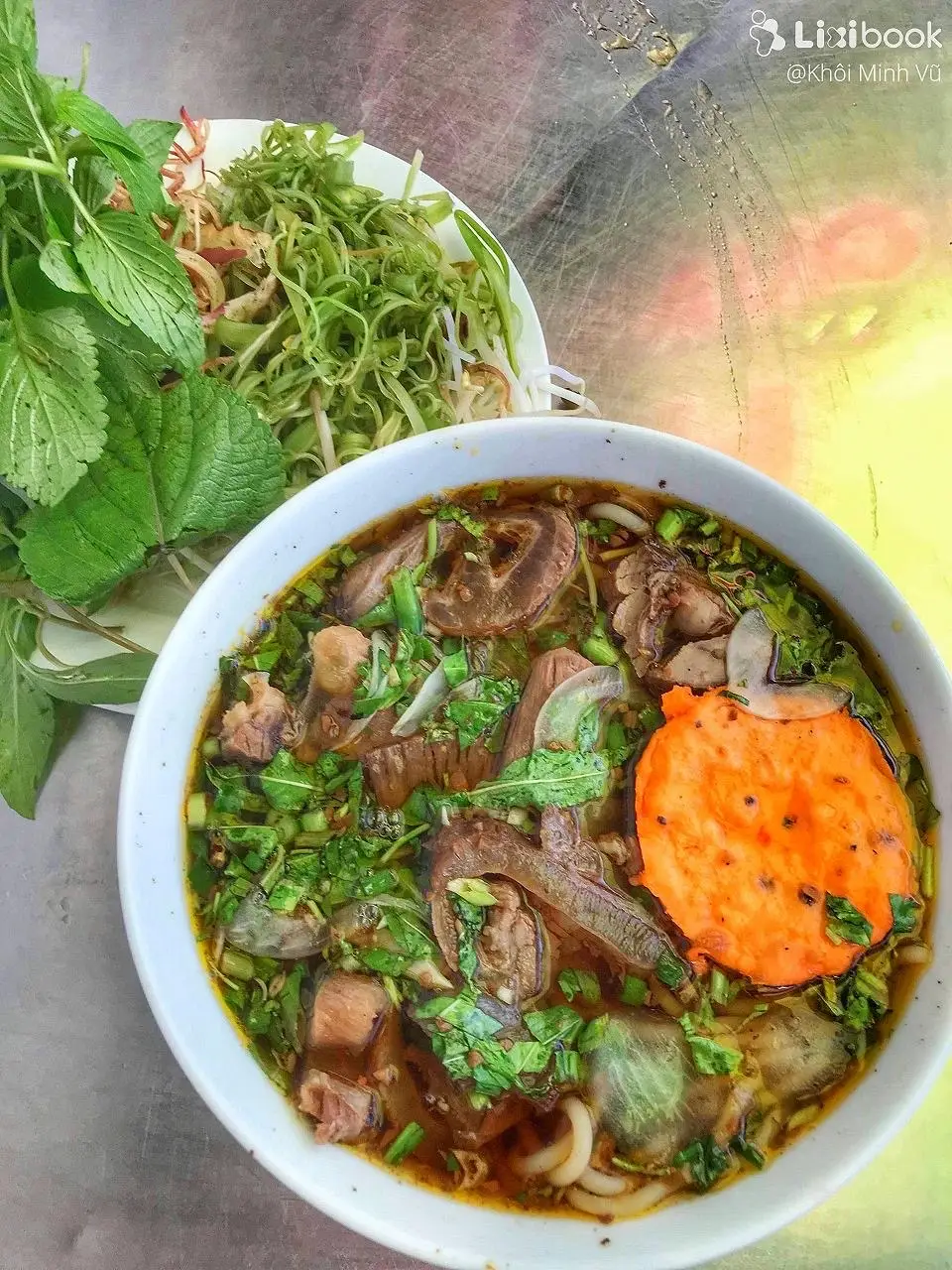 Hình ảnh bún bò bắp gân