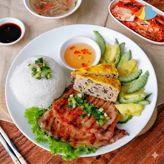 Hình ảnh Cơm tấm sườn chả