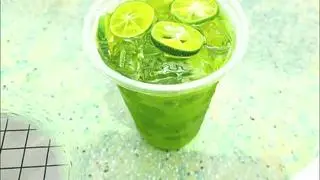 Hình ảnh Trà Tắc Thái Xanh - Ly 500ml