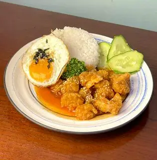 Hình ảnh Cơm gà sốt tương tỏi - MOKKOJI