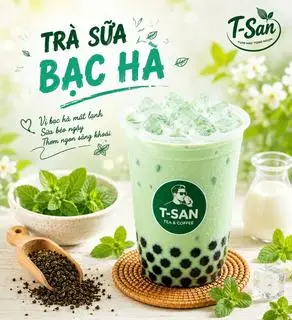 Hình ảnh Trà sữa bạc hà