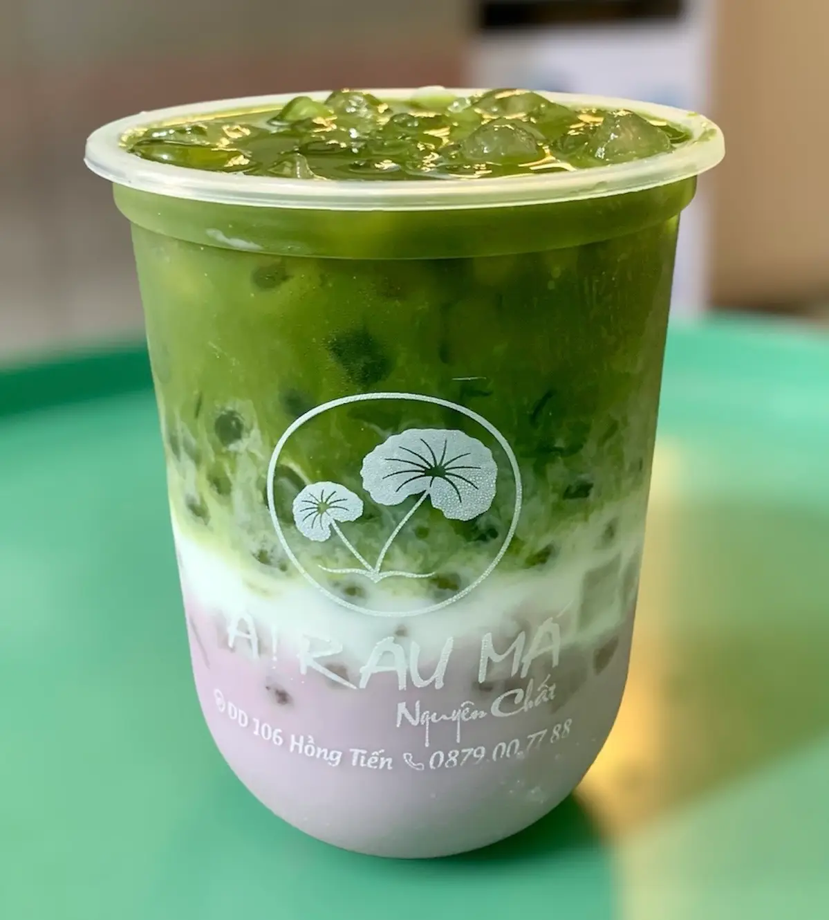 Hình ảnh Rau má khoai môn cốt dừa