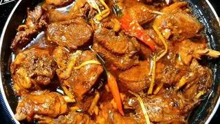 Hình ảnh cơm vịt kho gừng 