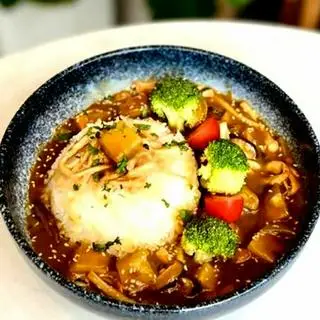 Hình ảnh Japanese curry rice bowl 1 -Vegan - Set Cơm cà ri Nhật