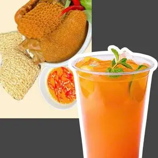 Hình ảnh Phá Lấu Bò Mì Gói(Phần Lớn) + Ly Nước Tắc Nguyên Chất 850ml
