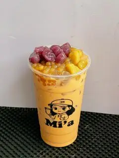 Hình ảnh Trà Sữa Thái đỏ ( full topping)
