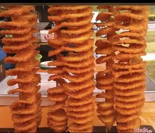 Hình ảnh khoai Tây lốc xoáy lắc phô mai 