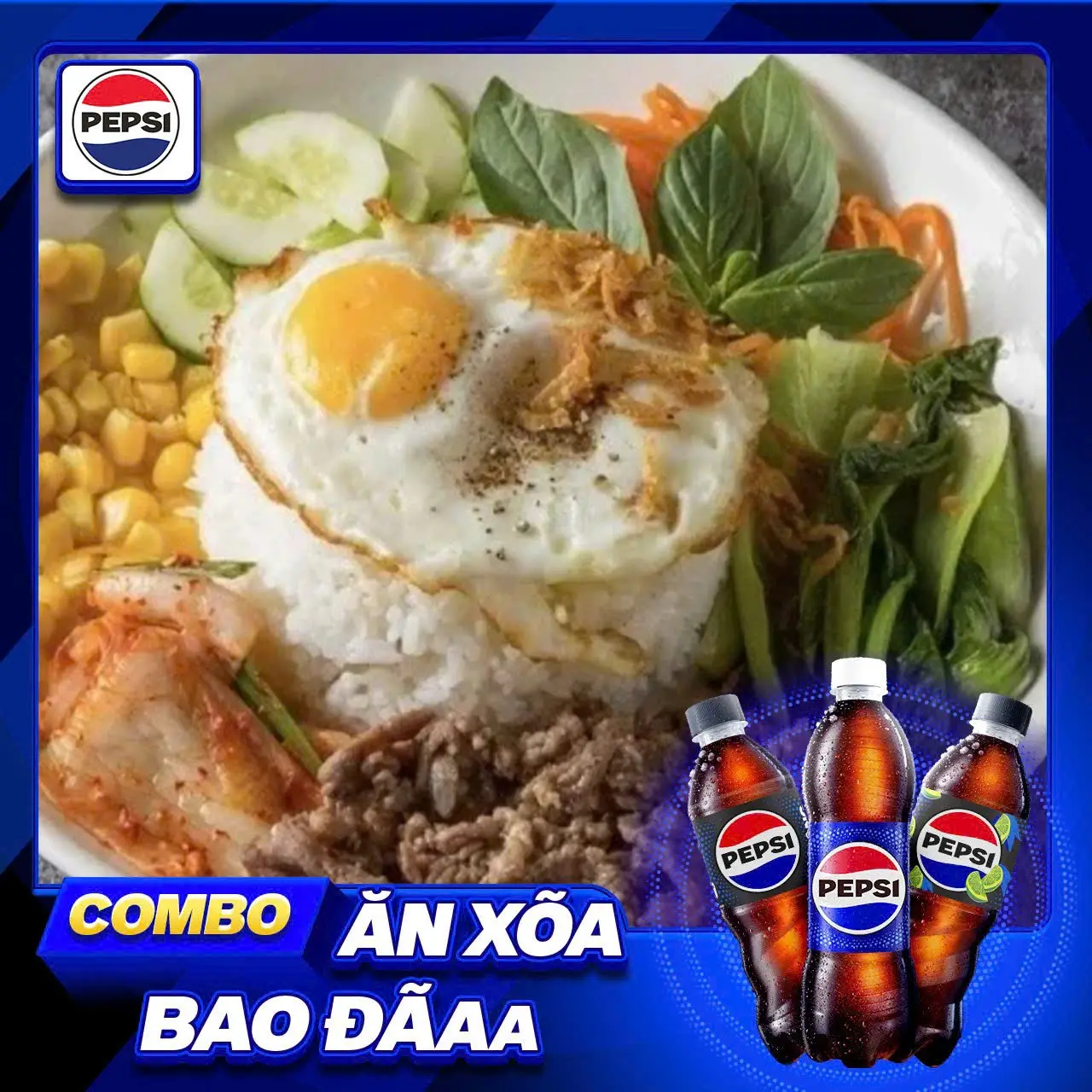 Hình ảnh Combo Cơm Trộn + pepsi