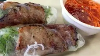 Hình ảnh gỏi cuốn thịt nướng 