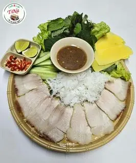 Hình ảnh Bánh tráng cuốn Thịt Heo luộc