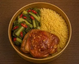 Hình ảnh Cơm má đùi gà