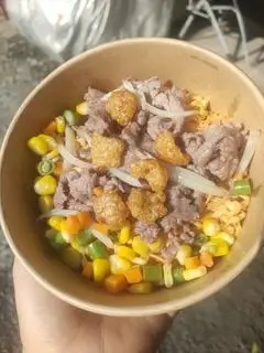Hình ảnh Mì trộn SỢI PHỞ bò xào 