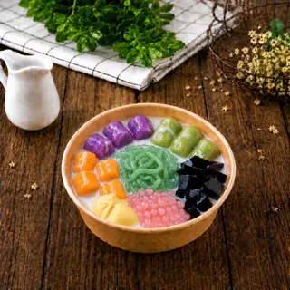 Hình ảnh Chè khoai dẻo sầu riêng cốt dừa