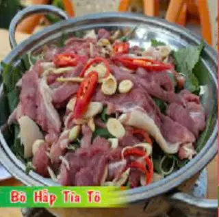 Hình ảnh Bò tơ hấp tía tô
