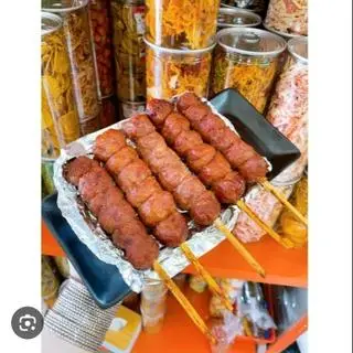 Hình ảnh nem lụi xiên que